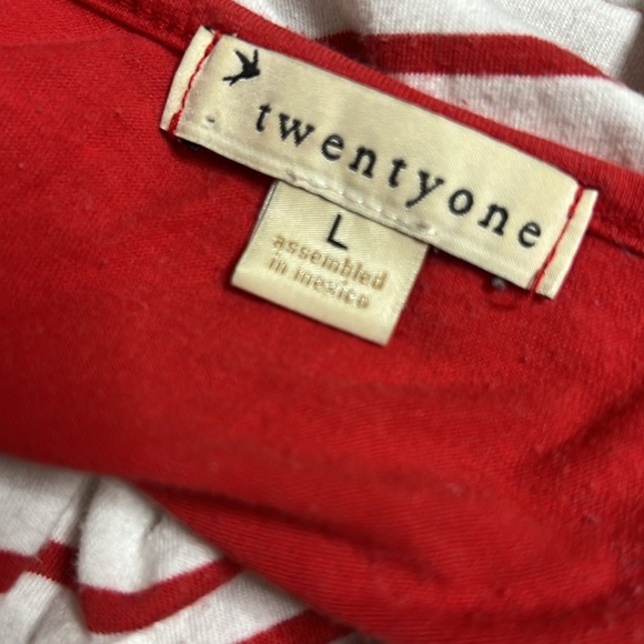 Forever21 Stripe Shirt Top - Picture 3 of 4